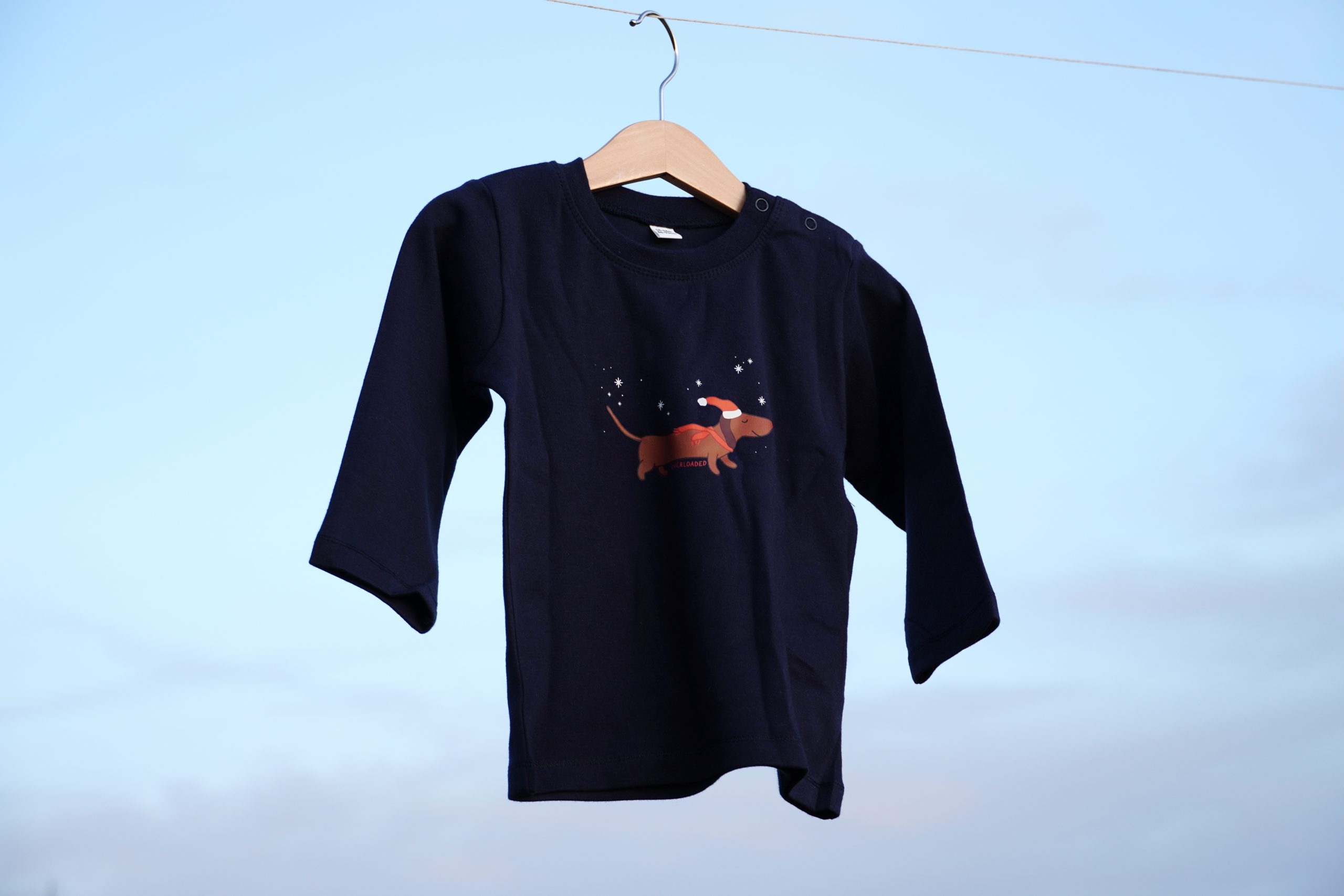 Dackel Langarmshirt Baby